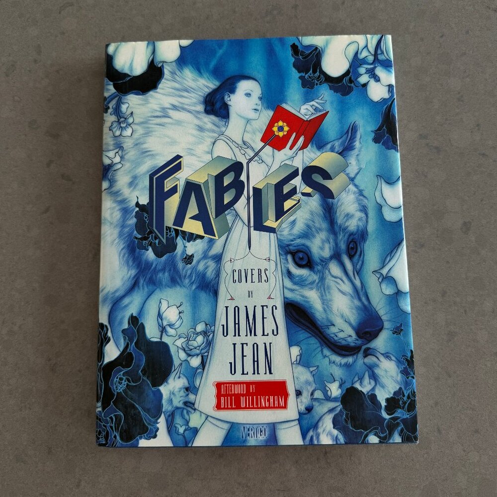 Fables Covers Art Book by James Jean Vertigo DC Comics Hardcover Rare